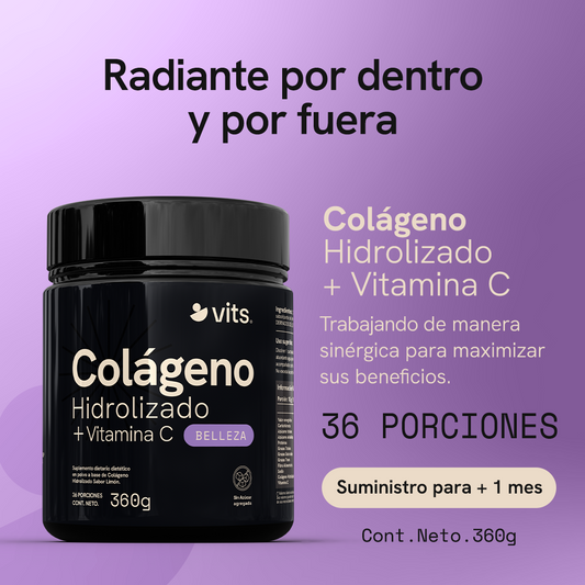 Colágeno Hidrolizado + Vitamina C en Polvo