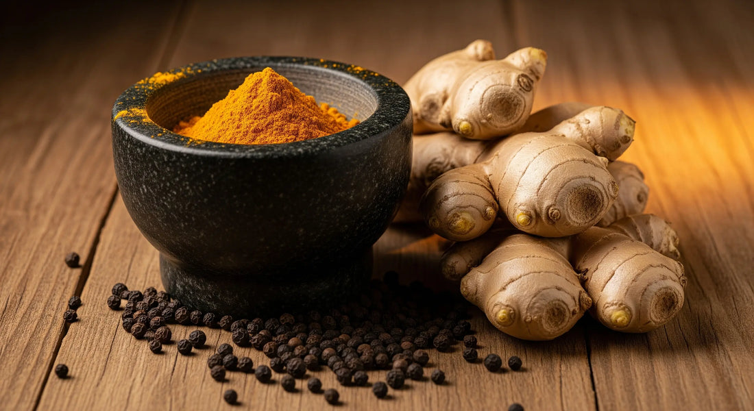 Cúrcuma: Para Qué Sirve y Por Qué Se Combina con Pimienta Negra y Jengibre