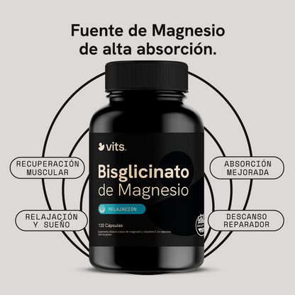 Bisglicinato de Magnesio en Cápsulas