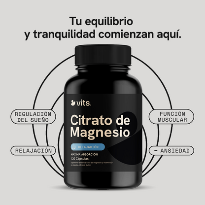 Citrato de Magnesio en Cápsulas
