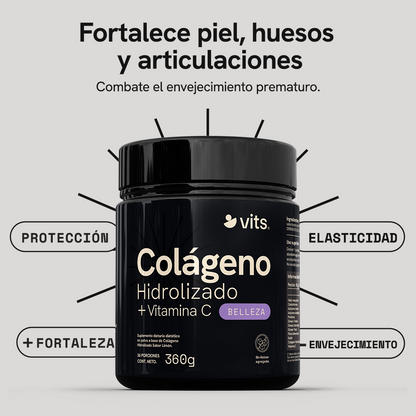 Colágeno Hidrolizado + Vitamina C en Polvo