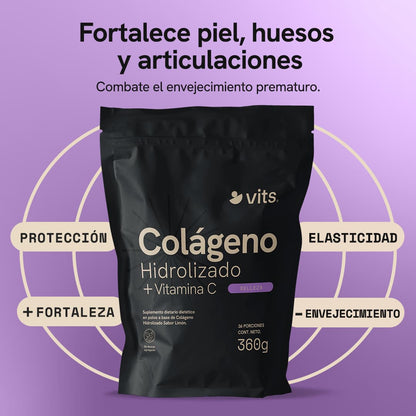 Colágeno Hidrolizado + Vitamina C en Polvo