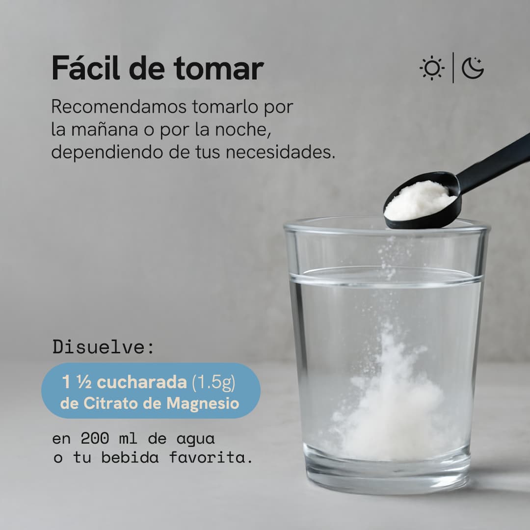 Citrato de Magnesio en Polvo