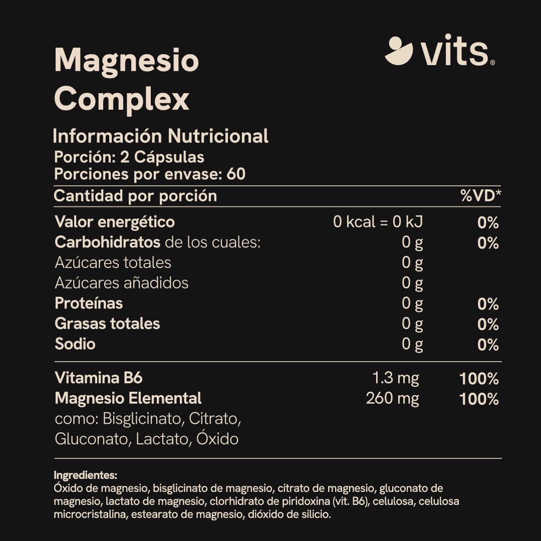 Magnesio Complex en Cápsulas