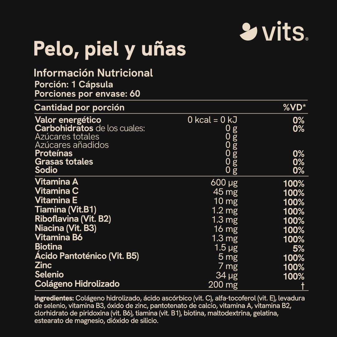 Pelo, Piel & Uñas en Cápsulas