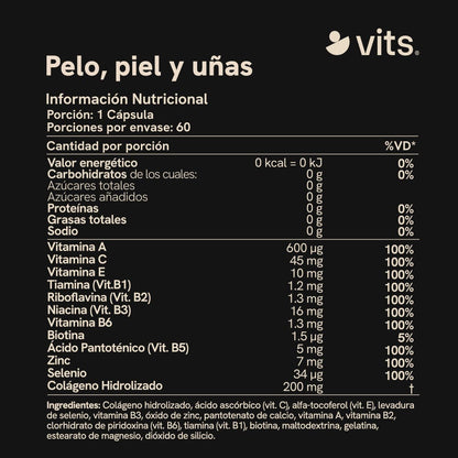 Pelo, Piel & Uñas en Cápsulas