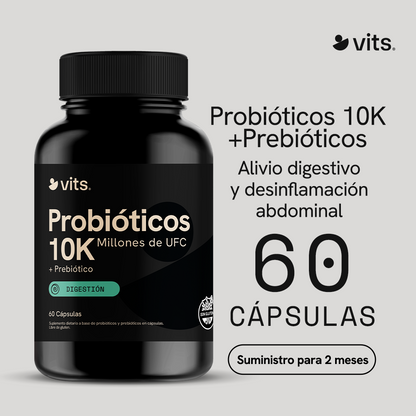 Probióticos 10K en Cápsulas
