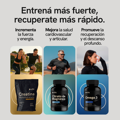 Pack Sport: Potencia, Recuperación y Protección