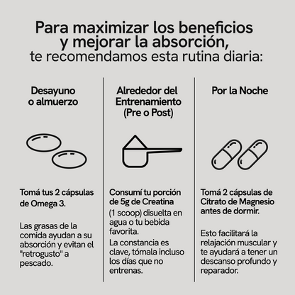 Pack Sport: Potencia, Recuperación y Protección