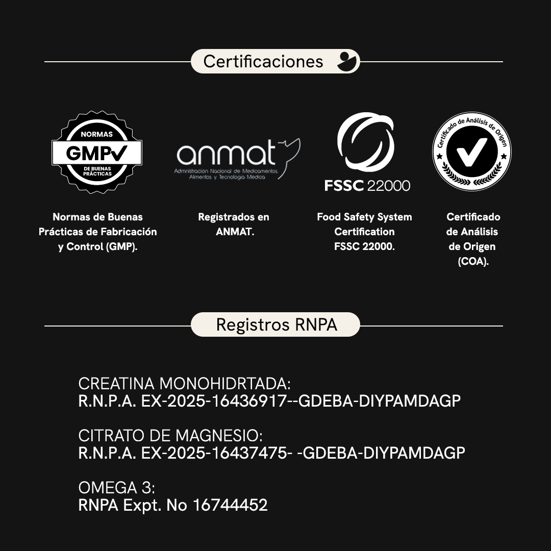 Pack Sport: Potencia, Recuperación y Protección