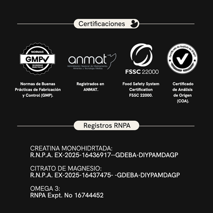 Pack Sport: Potencia, Recuperación y Protección