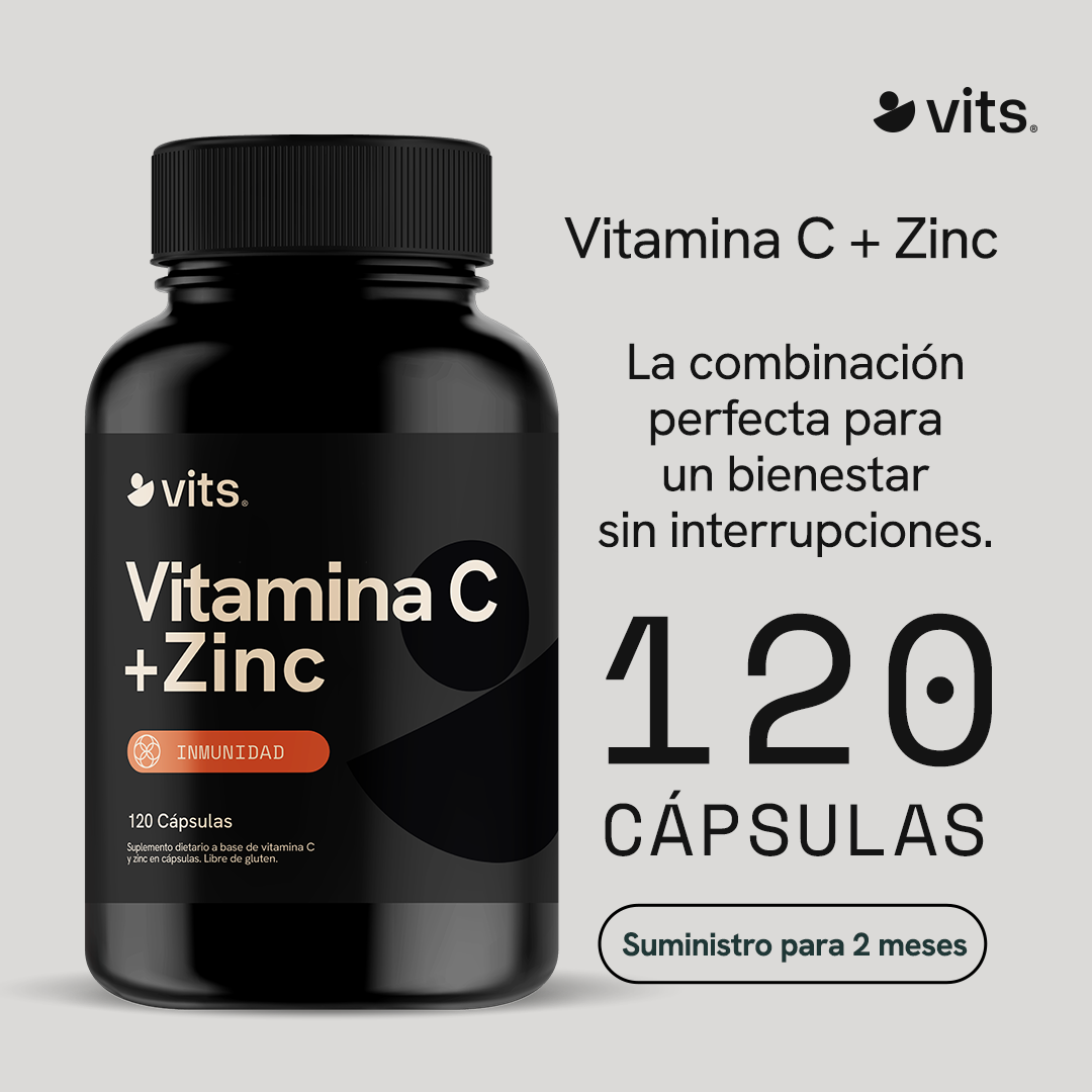 Vitamina C + Zinc en Cápsulas